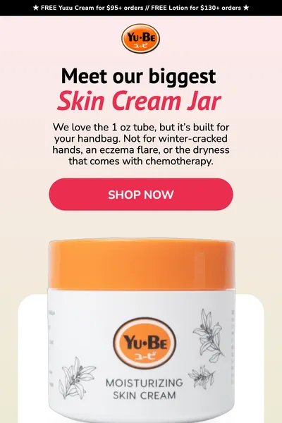 Ecommerce email design for Yu